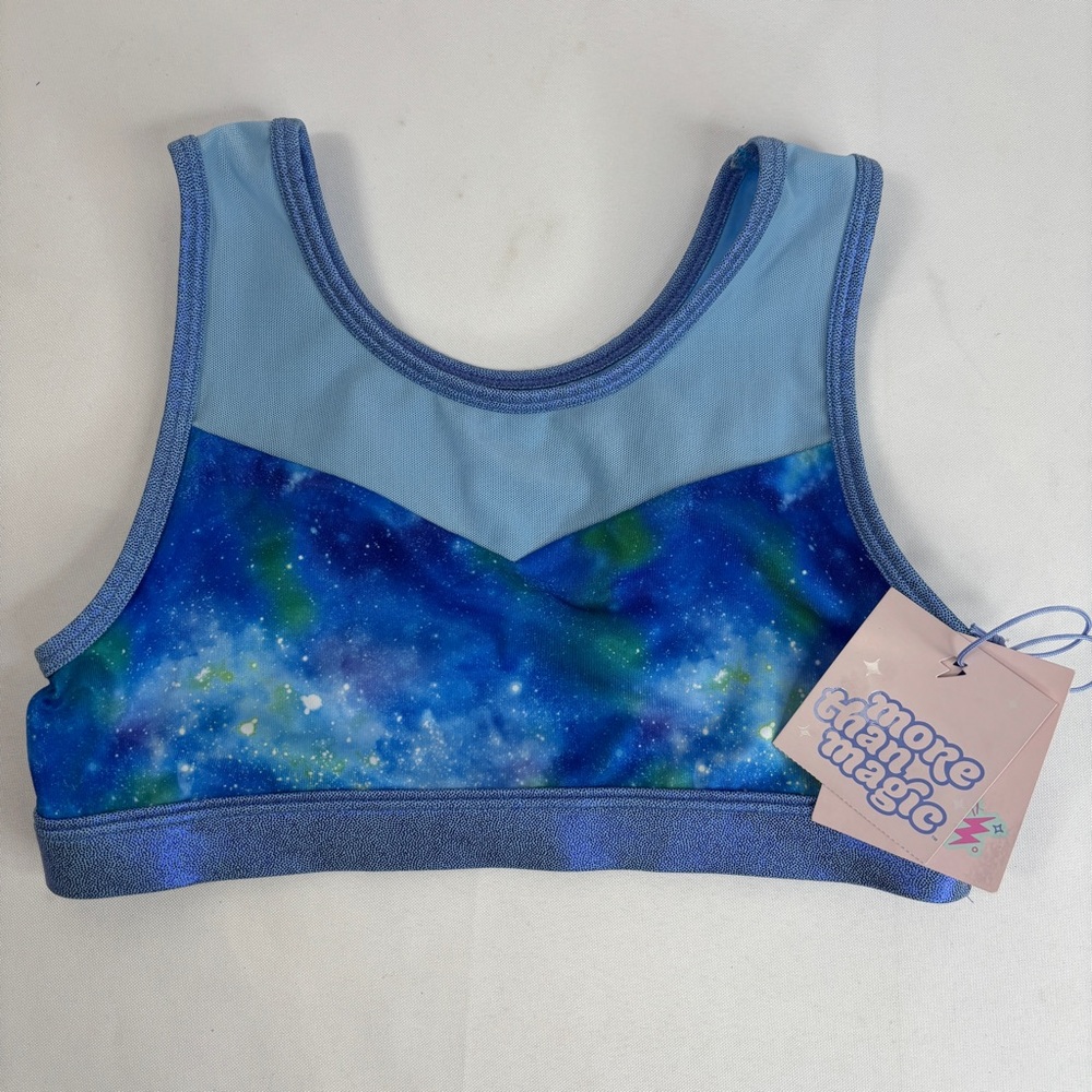 NEW More Than Magic Girl’s Sports Dance Gymnastics Top Size 10/12